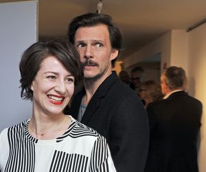 Maja Ostaszewska z partnerem