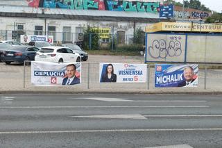 Plakaty wyborcze w Łodzi. Jest ich mnóstwo. Co się z nimi stanie po wyborach?