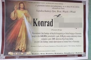 Ciała narzeczonych znaleziono w Holandii. W walentynki ostatnie pożegnanie Konrada. Podano datę pogrzebu