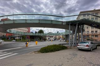 Okrągła kładka dla pieszych w Rzeszowie