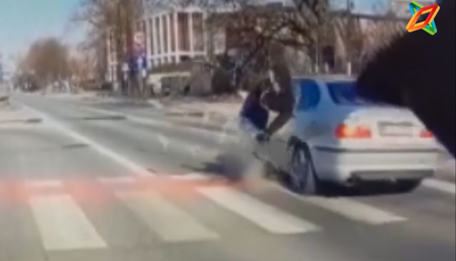 Kraków: DRASTYCZNE wideo z potrącenia kobiety na hulajnodze! Sprawca trafił w ręce policji 