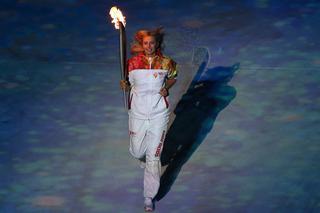 Soczi 2014 Zapalenie olimpijskiego znicza - Maria Szarapowa
