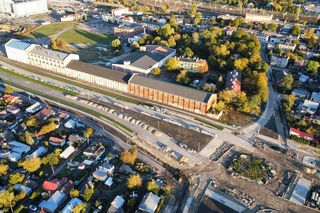 Przedłużenie ulicy Lubelskiego Lipca ‘80 widziane z góry! Tak wygląda ten plac budowy w Lublinie