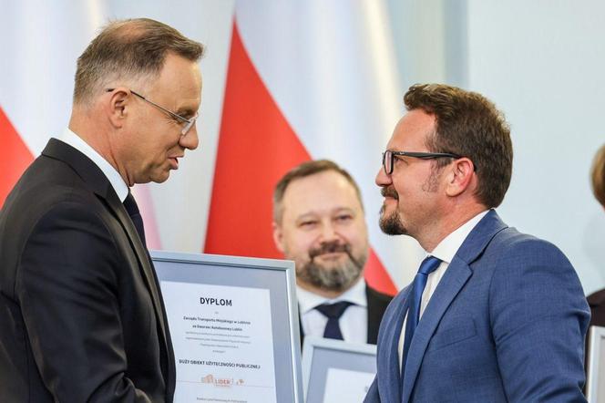 Dworzec Lublin z kolejnym wyróżnieniem! Nagrodę wręczył prezydent Duda