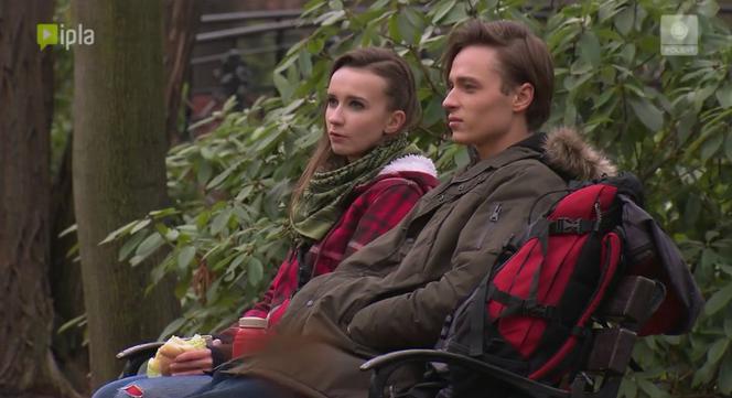 Pierwsza miłość odc. 2243. Krystian (Patryk Pniewski), Melka (Ewa Jakubowicz)