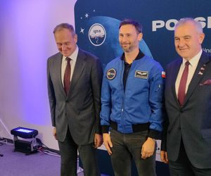 Sławosz Uznański-Wiśniewski odwiedził Politechnikę Łódzką