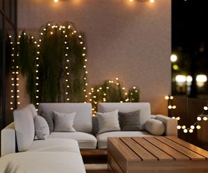 Minimalistyczny balkon. W 2025 roku wygrywa z estetyką boho i urban jungle