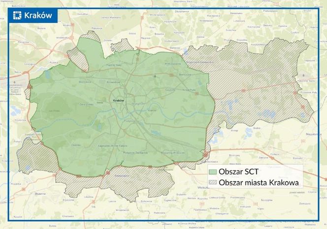 Strefa Czystego Transportu nie obejmie dużej części Krakowa. Miasto pokazało mapę