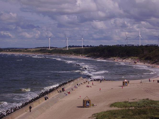 Darłowo, widok z latarni