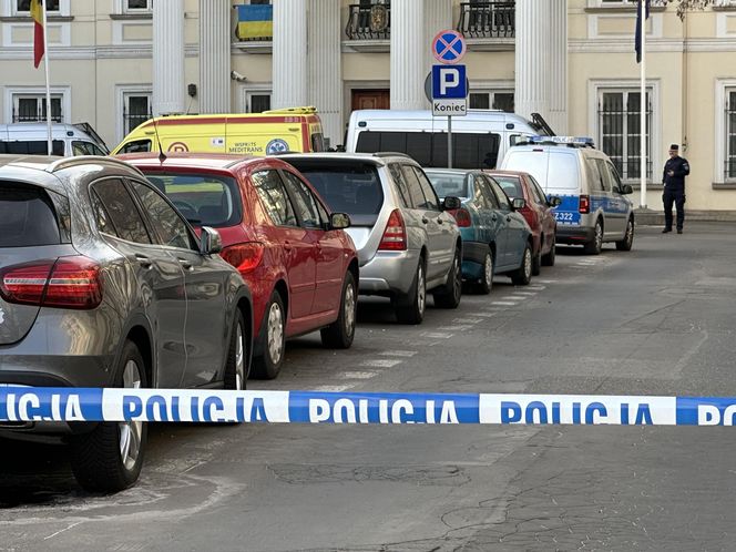 Akcja policji w centrum Warszawy