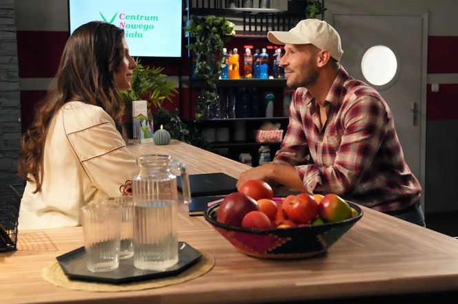 Barwy szczęścia, odcinek 3148. Regina (Kamila Kamińska), Franek (Mateusz Banasiuk)