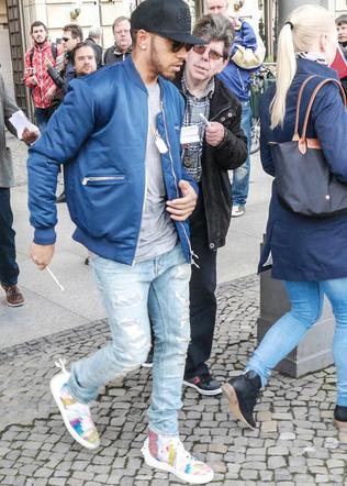 Lewis Hamilton i Petra Nemcowa