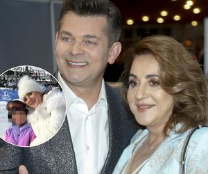 Elegancka Danuta Martyniuk zabrała wnuczkę na narty. Ależ wyrosła