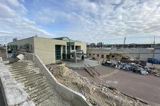 Tymczasowy dworzec kontenerowy Łódź Kaliska