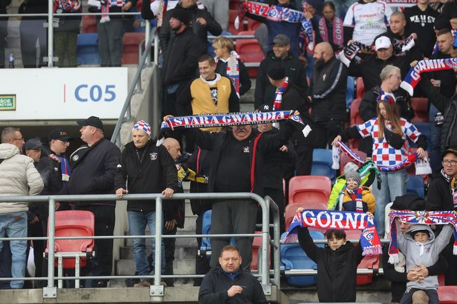 Górnik Zabrze zmierzył się z Zagłębiem Lubin. Kibice rozgrzewali piłkarzy z trybun