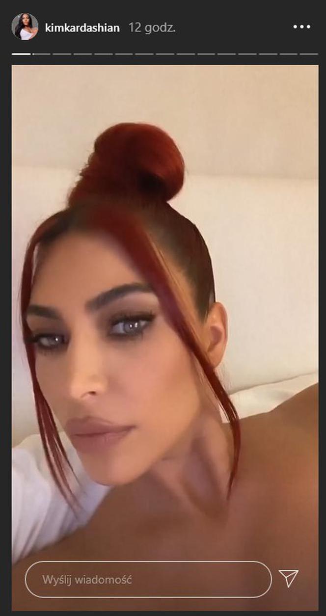 Kim Kardashian pofarbowała włosy