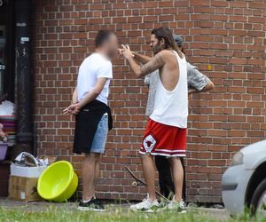 Radzimir Dębski umówił się ze znajomymi na burgera