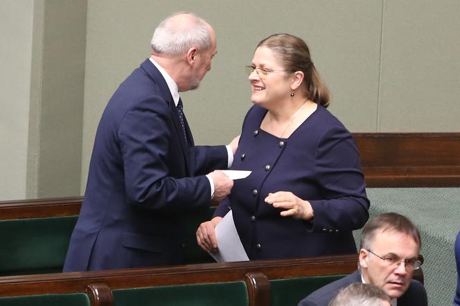 Antoni Macierewicz i Krystyna Pawłowicz