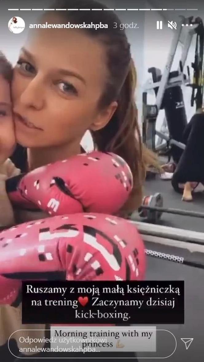 Anna Lewandowska z Klarą