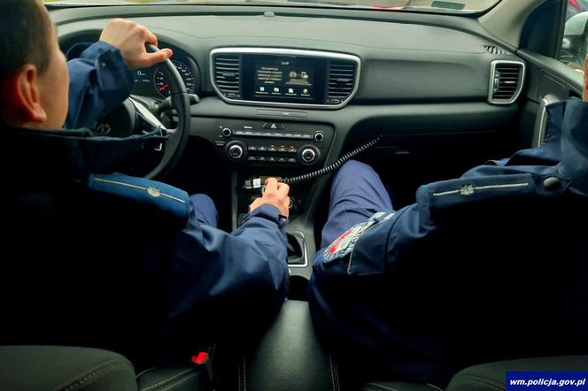 Warmińsko-mazurscy policjanci w czasie epidemii koronawirusa
