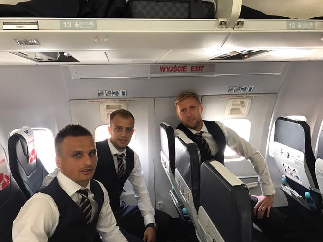 Kadra w samolocie