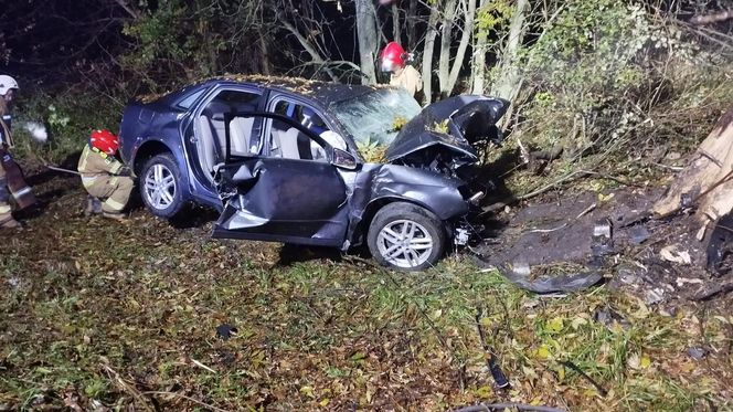 Śmiertelny wypadek koło Bełchatowa. Nie żyje 29-letni kierowca
