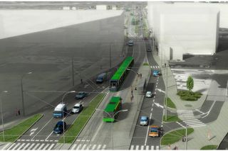 Jak będzie wyglądać dalszy ciąg trasy na Naramowice? 