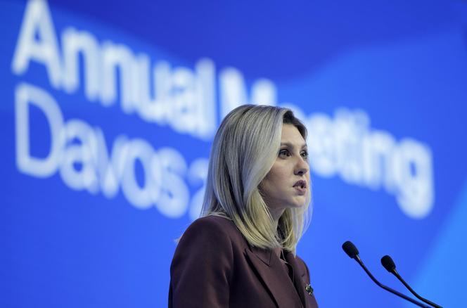 Ołena Zełenska w Davos ostrzega świat przed Rosją "Może spróbować rozszerzyć wojnę na inne kraje"