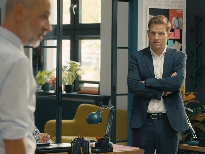 Barwy szczęścia, odcinek 3137: Łukasz Sadowski (Michał Rolnicki), Kornel (Jakub Bohosiewicz)