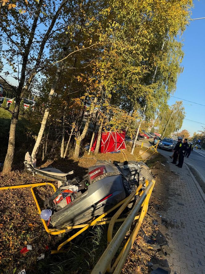 Tragiczny wypadek na DK73 w miejscowości Cieliny