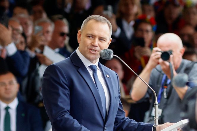 Prezydent na dożynkach.