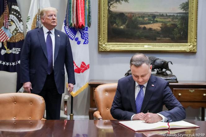 Andrzej Duda, Donald Trump