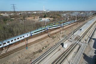 Pociąg wykoleił się w Warszawie