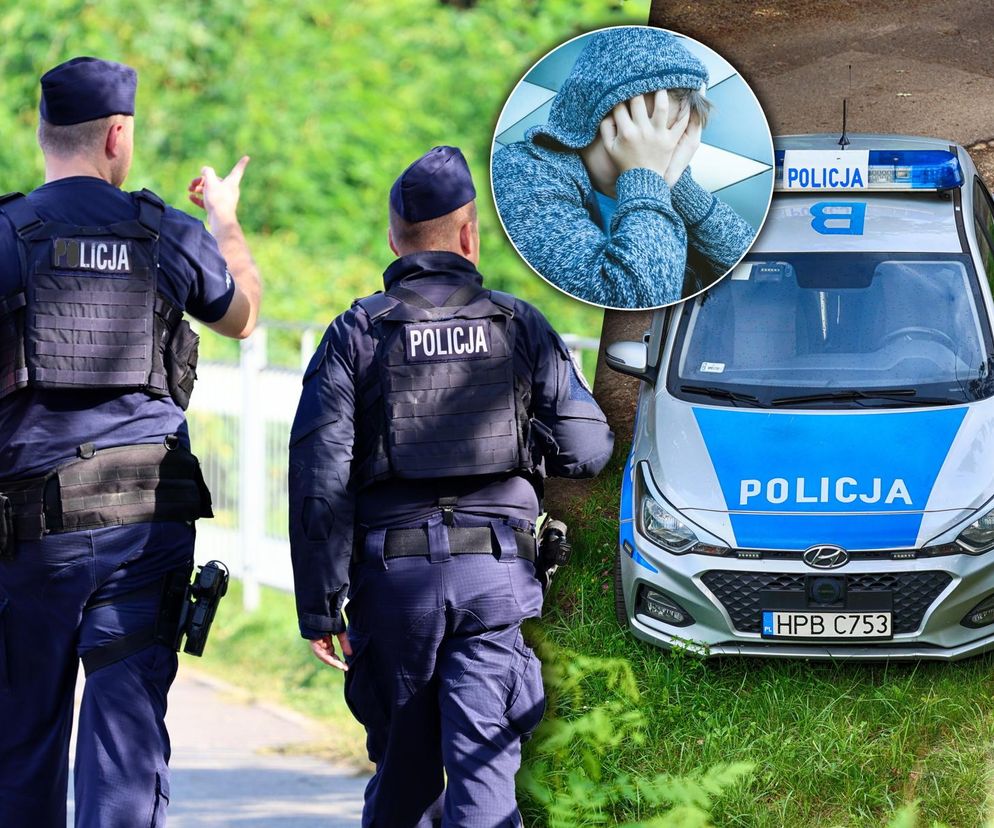 Lwówek Śląski. Policjanci znaleźli poparzonego 10-latka w samej bieliźnie 