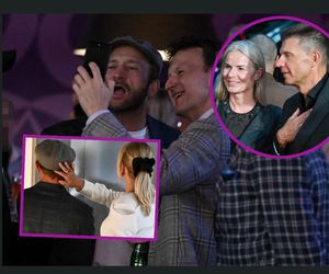 Takie sceny za kulisami „Vinci 2”. Szyc i jego żona nie mogli oderwać od siebie rąk! Głaskała go po głowie, on ją… dużo niżej [Zdjęcia]