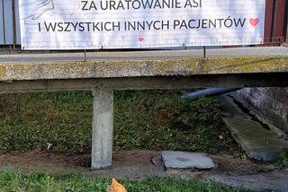 Uratowali życie położnej z Poznania. Wywiesiła wzruszający baner