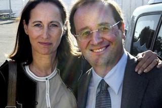 Francois Hollande - nowy prezydent Francji z byłą partnerką Segolene Royal