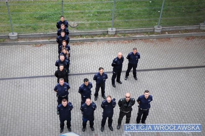 Wrocławscy policjanci pompują! Oto ich Gaszyn Challenge. Zobacz film [WIDEO]