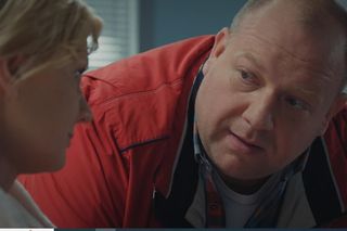 M jak miłość, odcinek 1846. Jagoda (Katarzyna Kołeczek), Tadeusz (Bartłomiej Nowosielski)