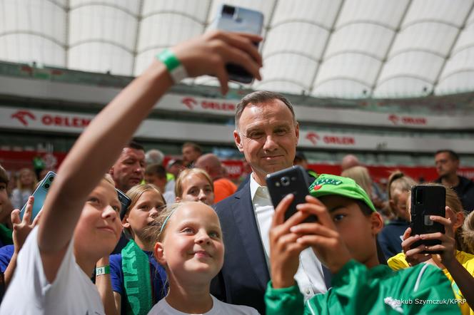 Andrzej Duda na Pucharze Tymbarku