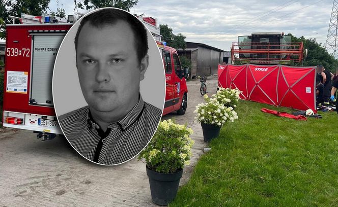 Nie żyje radny PSL spod Sieradza. Zginął porażony prądem podczas naprawy kombajnu