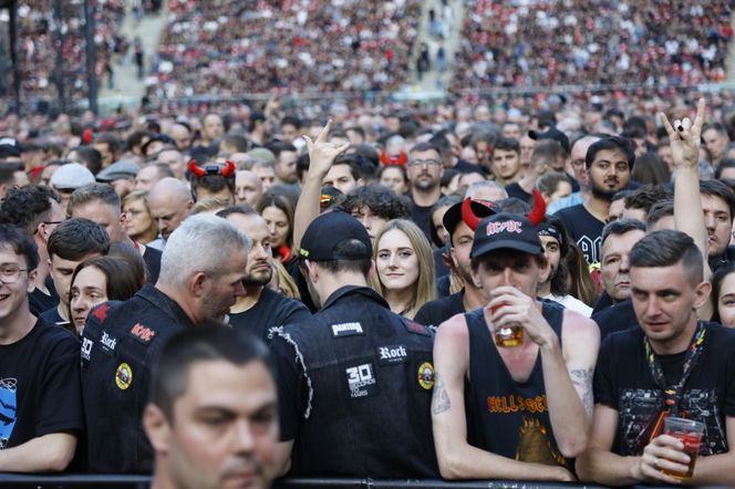 Koncert AC/DC w Warszawie (4.07.2025) - część druga. Organizatorem koncertu jest Live Nation