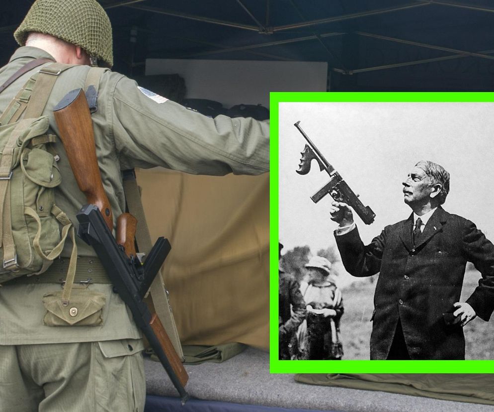 Thompson M1928, peeem, piustolet maszynowy, Tommy Gun
