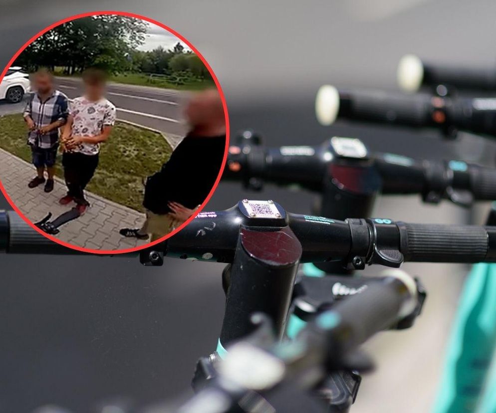 Zastawił ścieżkę rowerową i obrzucił wyzwiskami chłopaka na hulajnodze. Szokujące nagranie w sieci