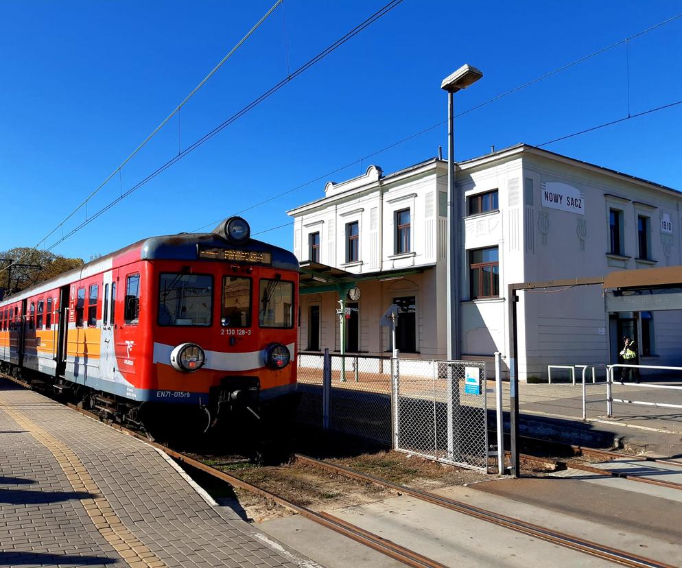 Są pieniądze na przebudowę linii kolejowej Chabówka - Nowy Sącz