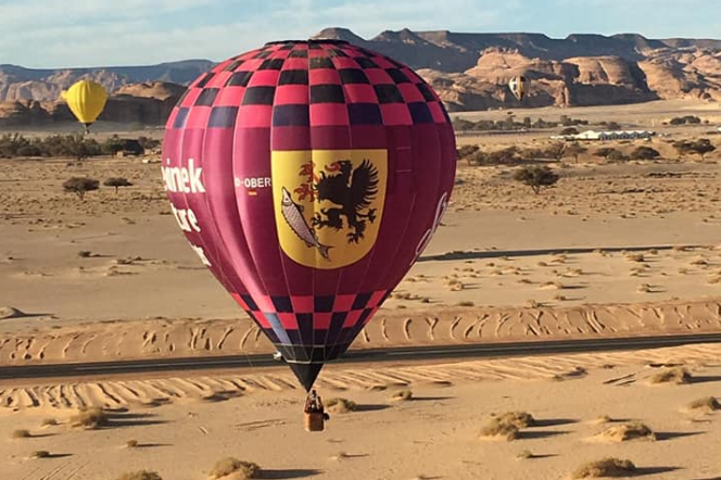 Balon ze Szczecinka nad Arabią Saudyjską. Pobił rekord Guinnessa
