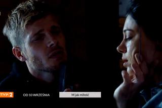 M jak miłość. Artur (Tomasz Ciachorowski), Iza (Adriana Kalska)