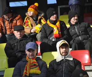 Korona Kielce - Motor Lublin. Kibice na Exbud Arenie