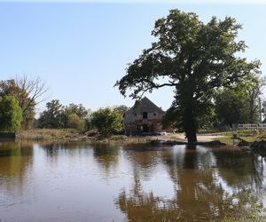 Szprotawa. Zniszczenia po powodzi 