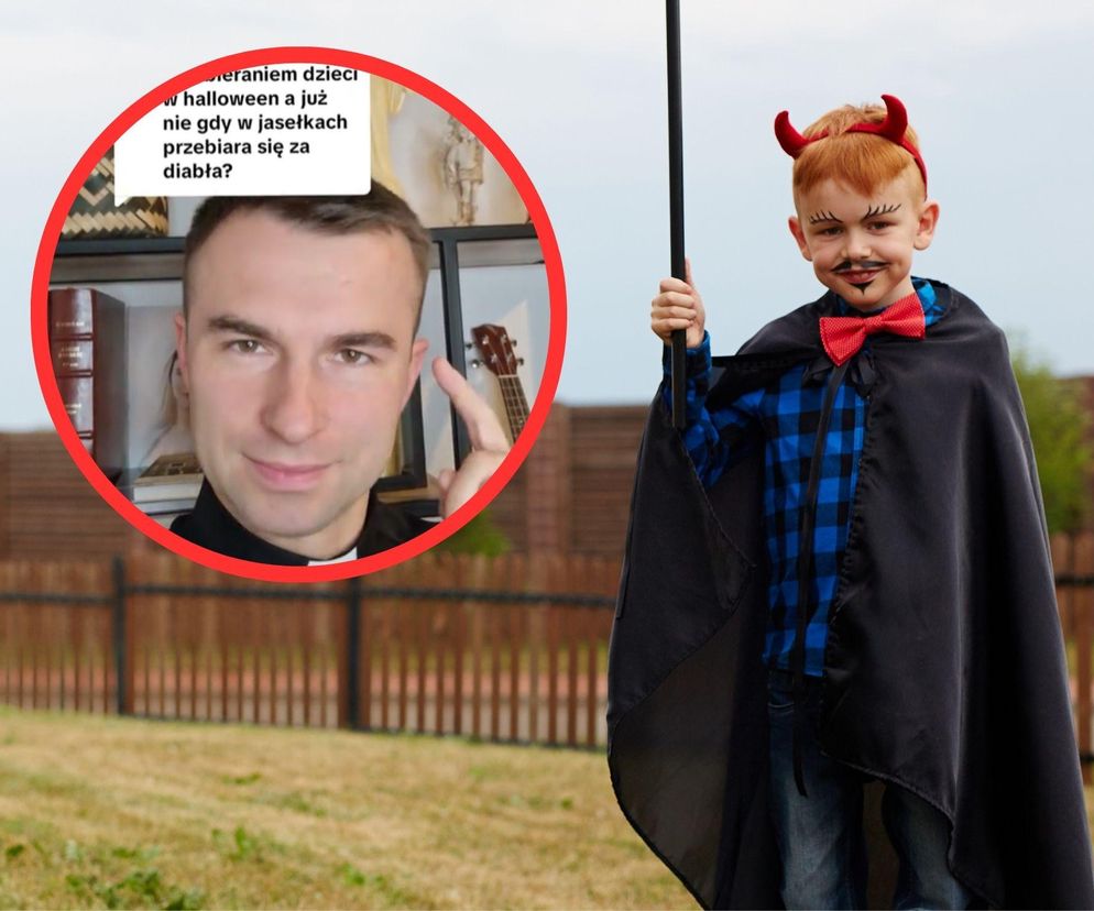 Halloween nie, ale przebieranie się za diabła podczas jasełek tak? Ksiądz z TikToka odpiera zarzuty